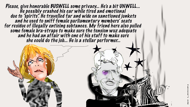 buswell is not well...